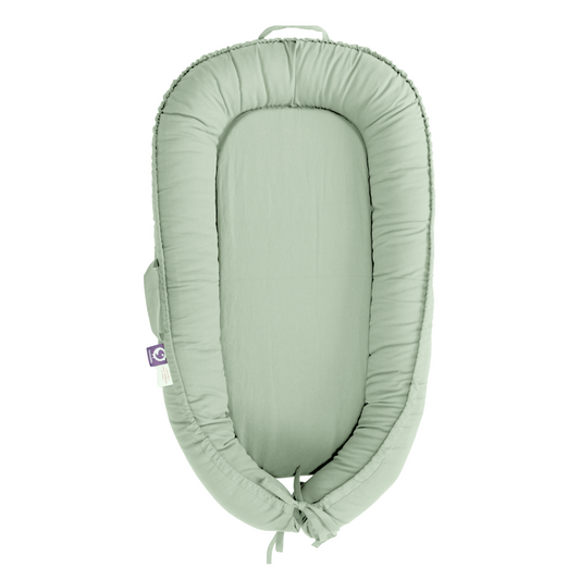 Premium Portable Adjustable Infant Lounger - Cotton-SpringGreen