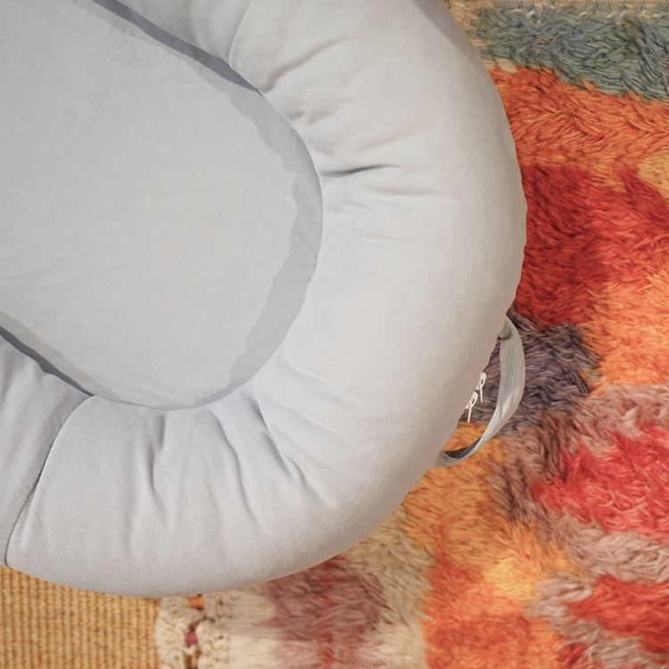 CooCooBaby Deluxe Baby Lounger - Corduroy Cotton- Gainsboro