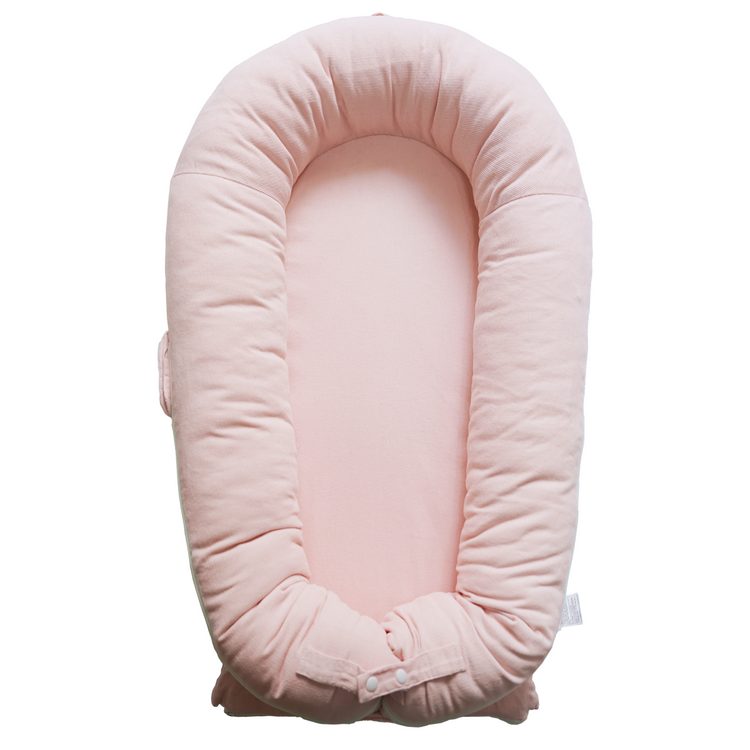 CooCooBaby Deluxe Baby Lounger - Corduroy Cotton-MistyRose