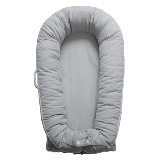 CooCooBaby Deluxe Baby Lounger - Corduroy Cotton- Gainsboro